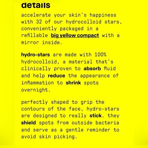 💛🆕Starface Hydro-Stars Hydrocolloid Pimple Patches!BNIB!💛🌈 - Picture 9 of 16